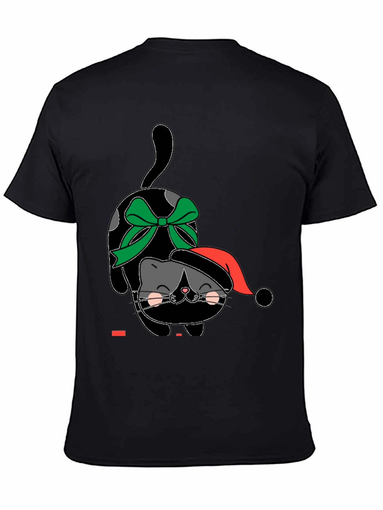 Festive Feline Tee - Holiday Cat Shirt
