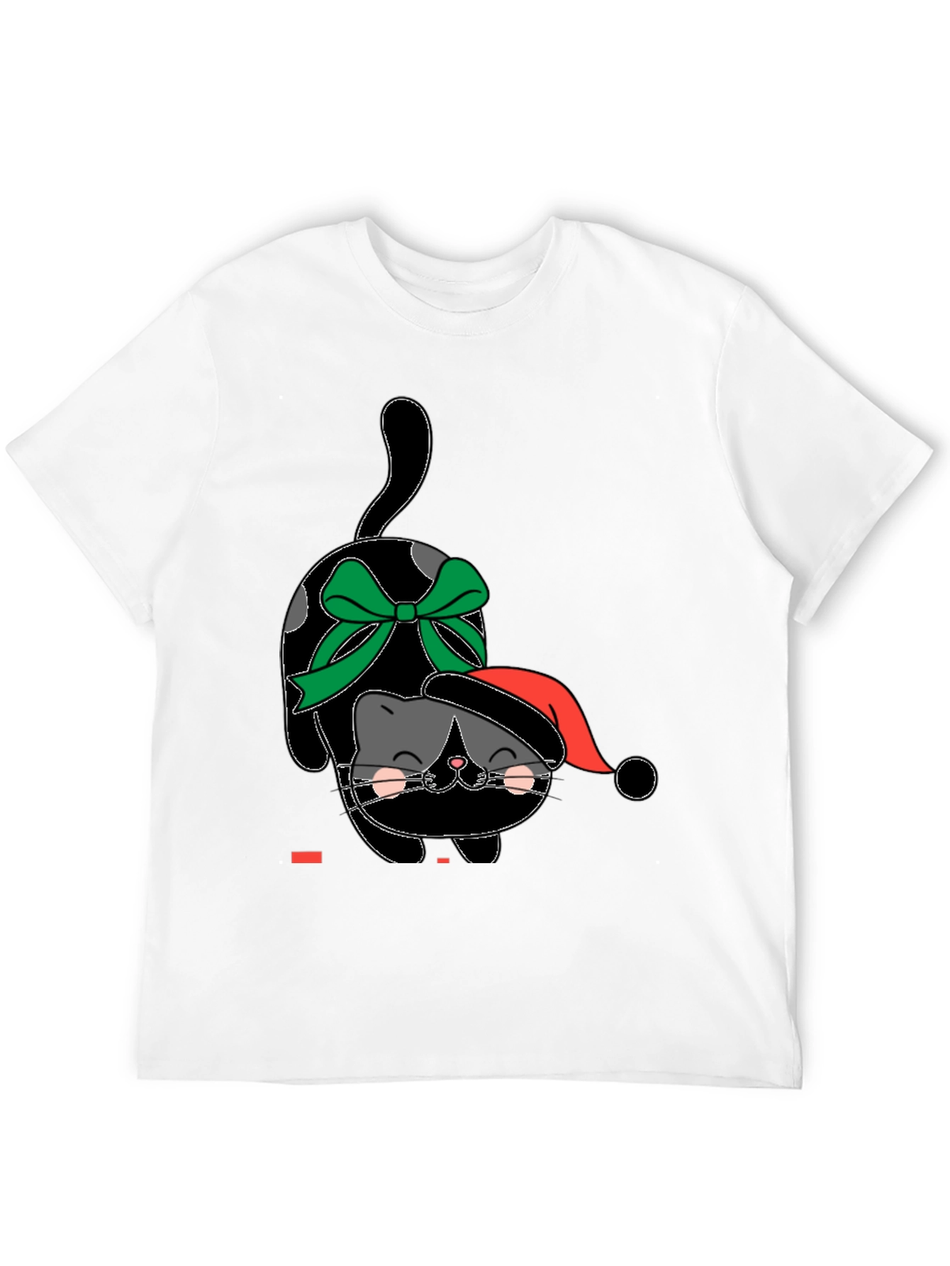 Festive Feline Tee - Holiday Cat Shirt