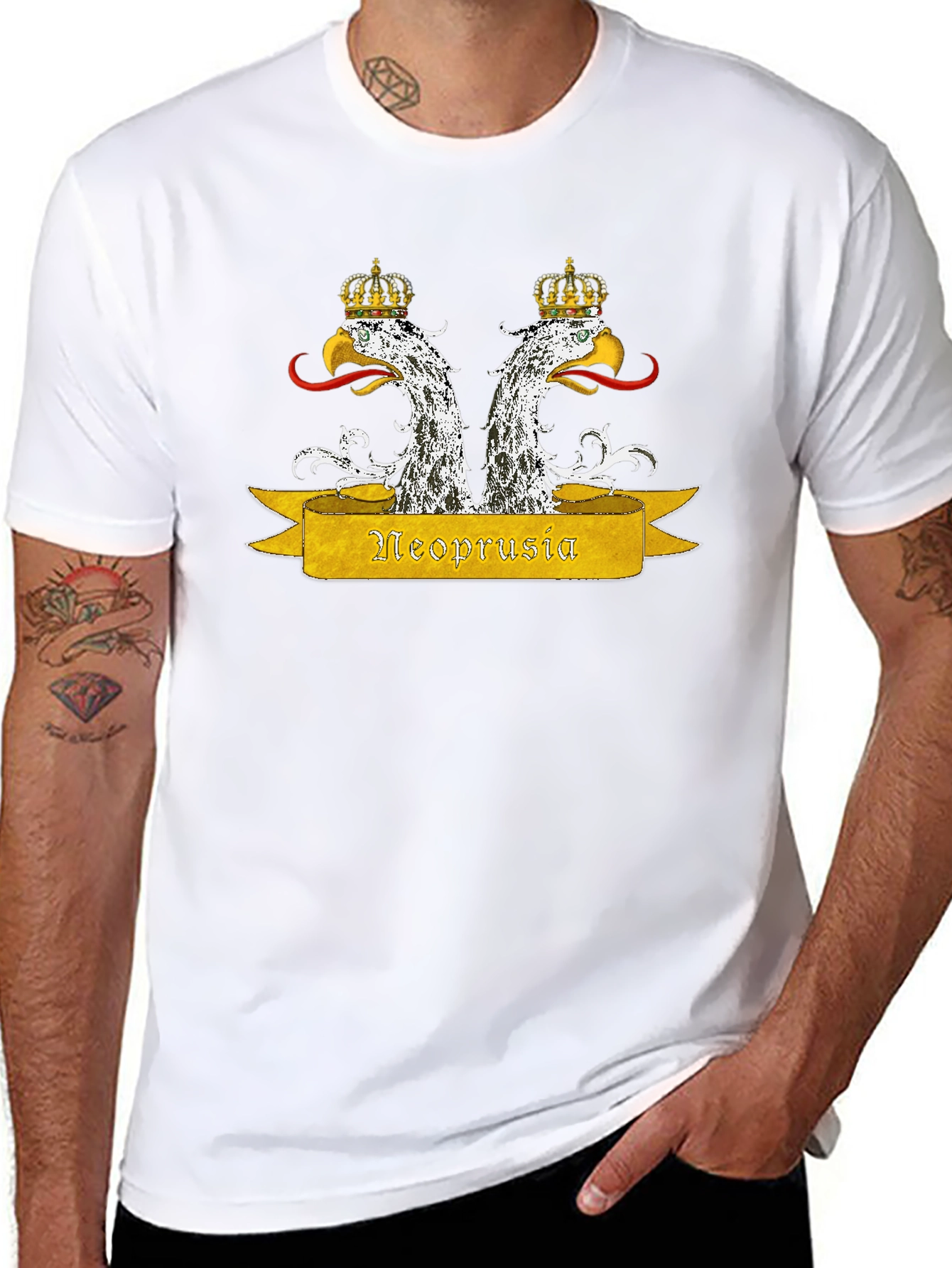 NeoPrussia Emblem Black T-Shirt