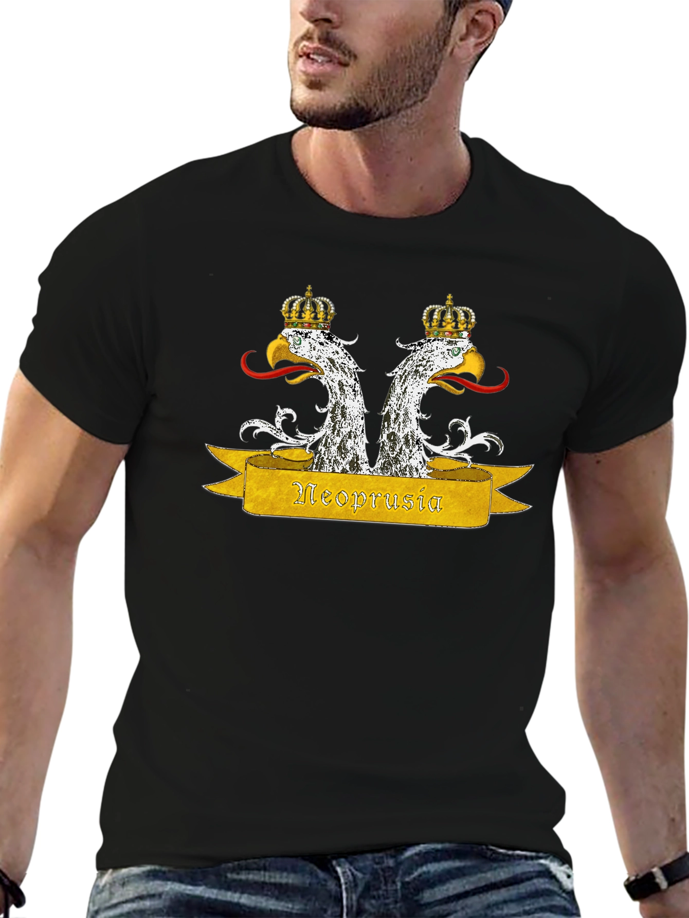 NeoPrussia Emblem Black T-Shirt