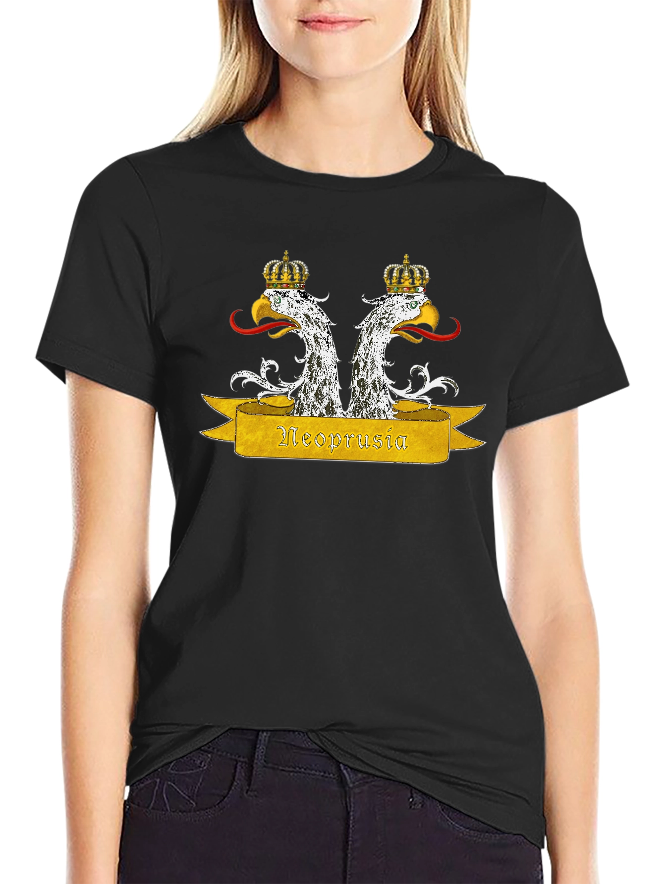 NeoPrussia Emblem Black T-Shirt
