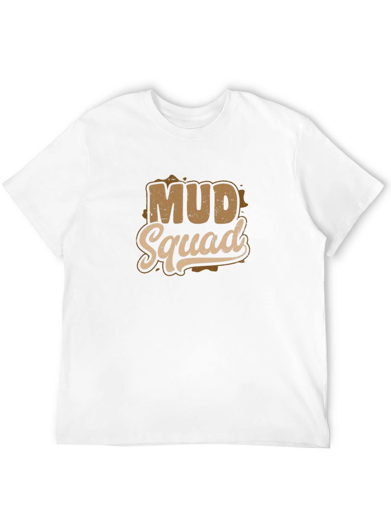 Mud Squad Graphic Tee - Black Cotton T-Shirt