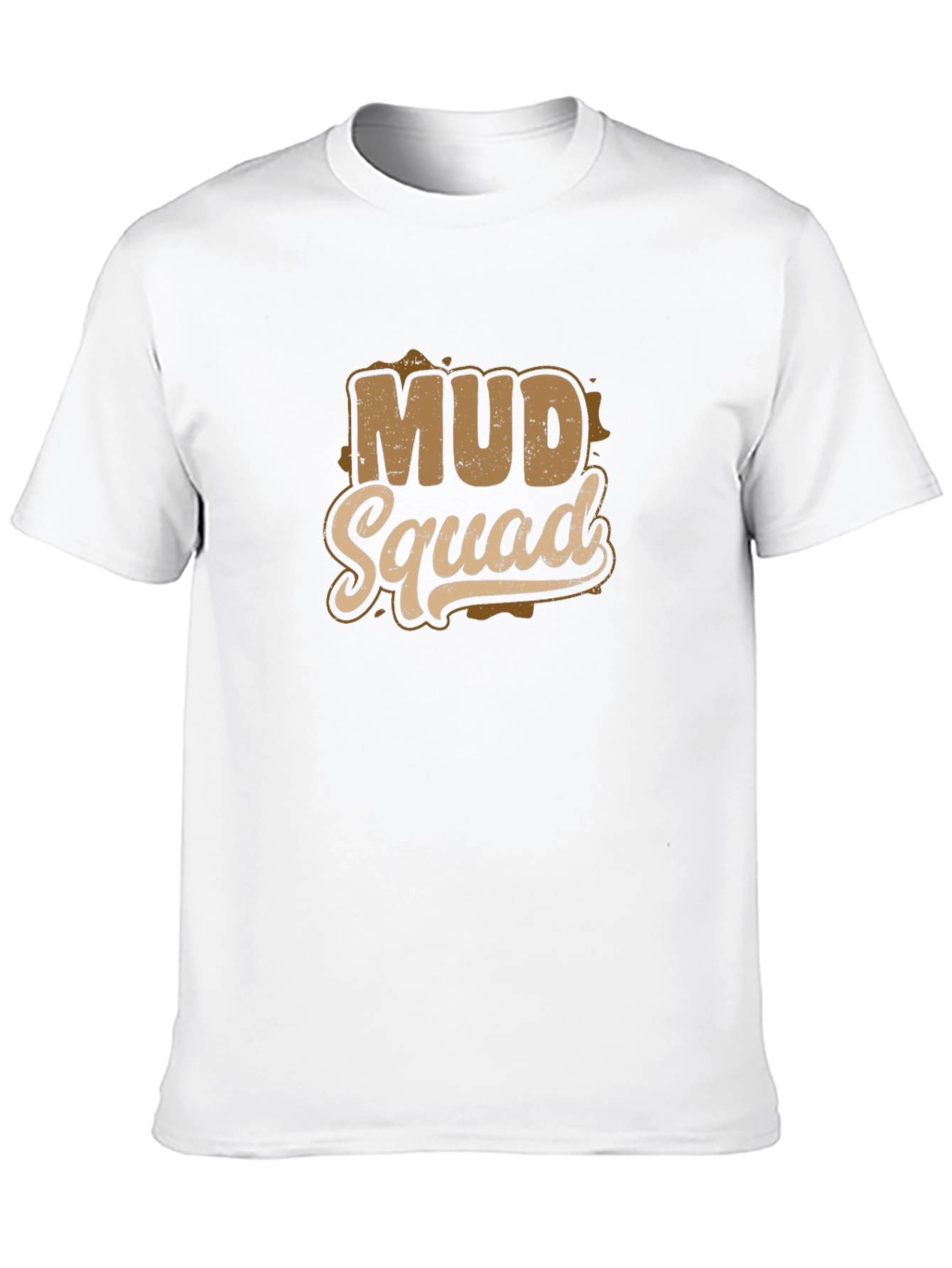Mud Squad Graphic Tee - Black Cotton T-Shirt