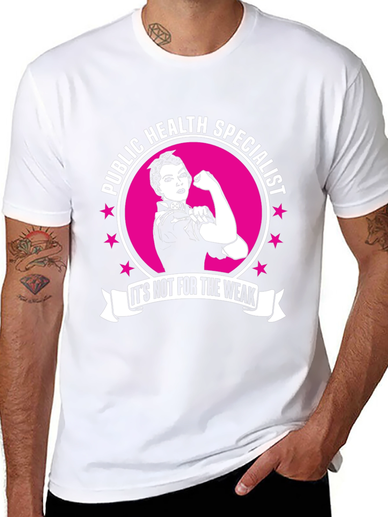 Public Health Specialist Strong Woman T-Shirt