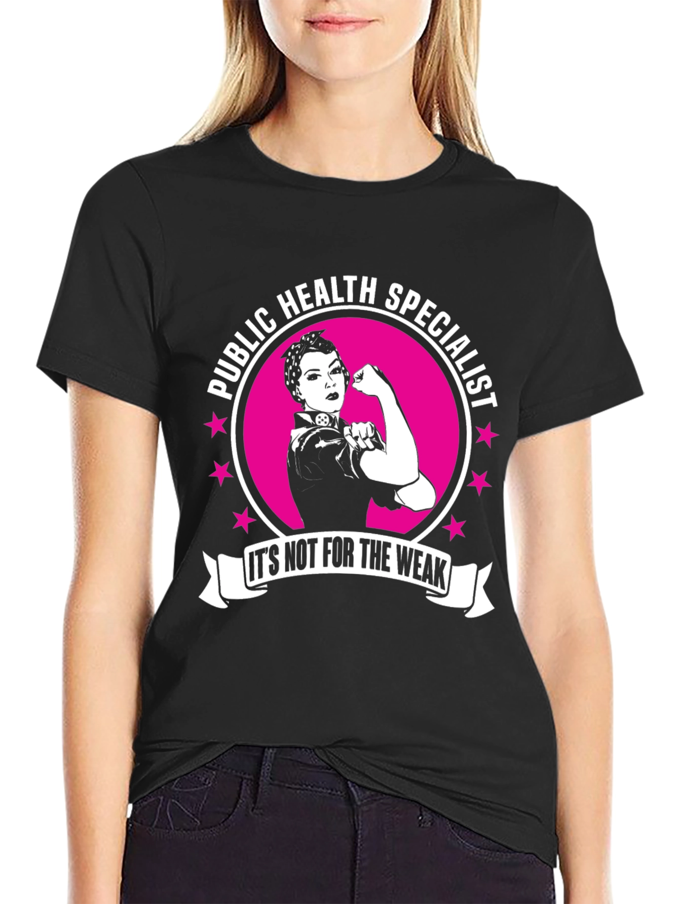 Public Health Specialist Strong Woman T-Shirt