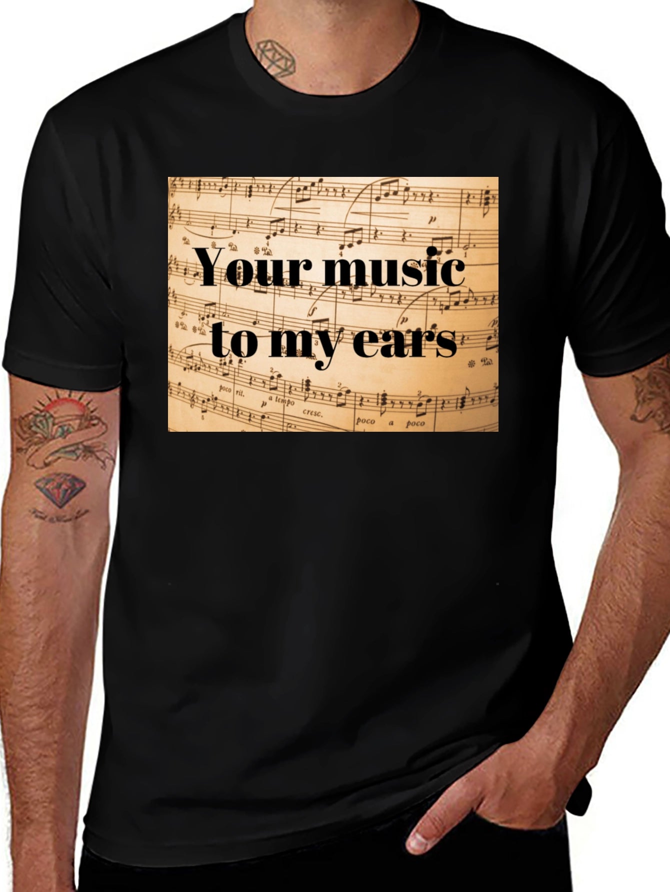 Your Music to My Ears Graphic T-Shirt