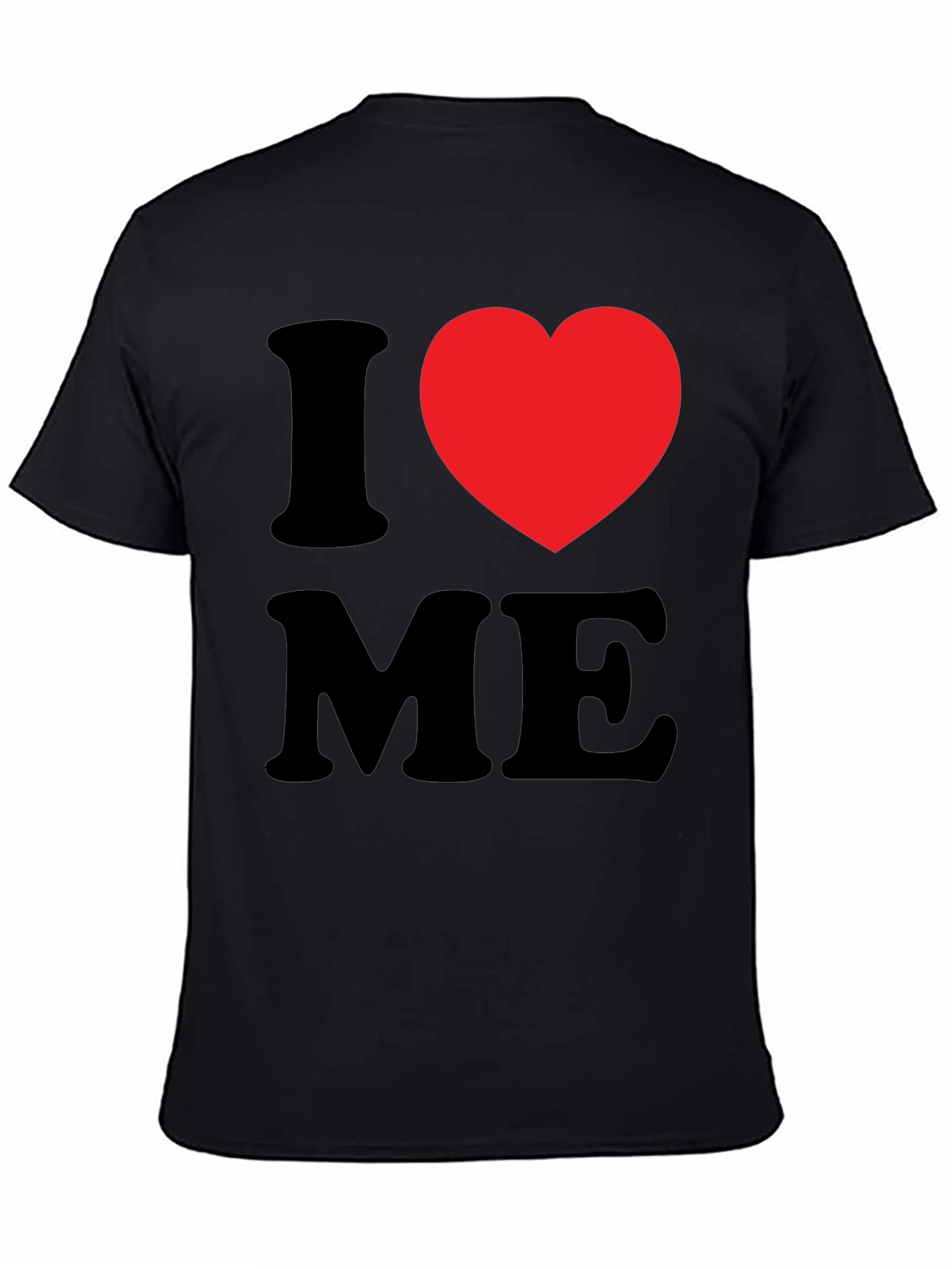 I Heart Me T-Shirt - Black Graphic Tee