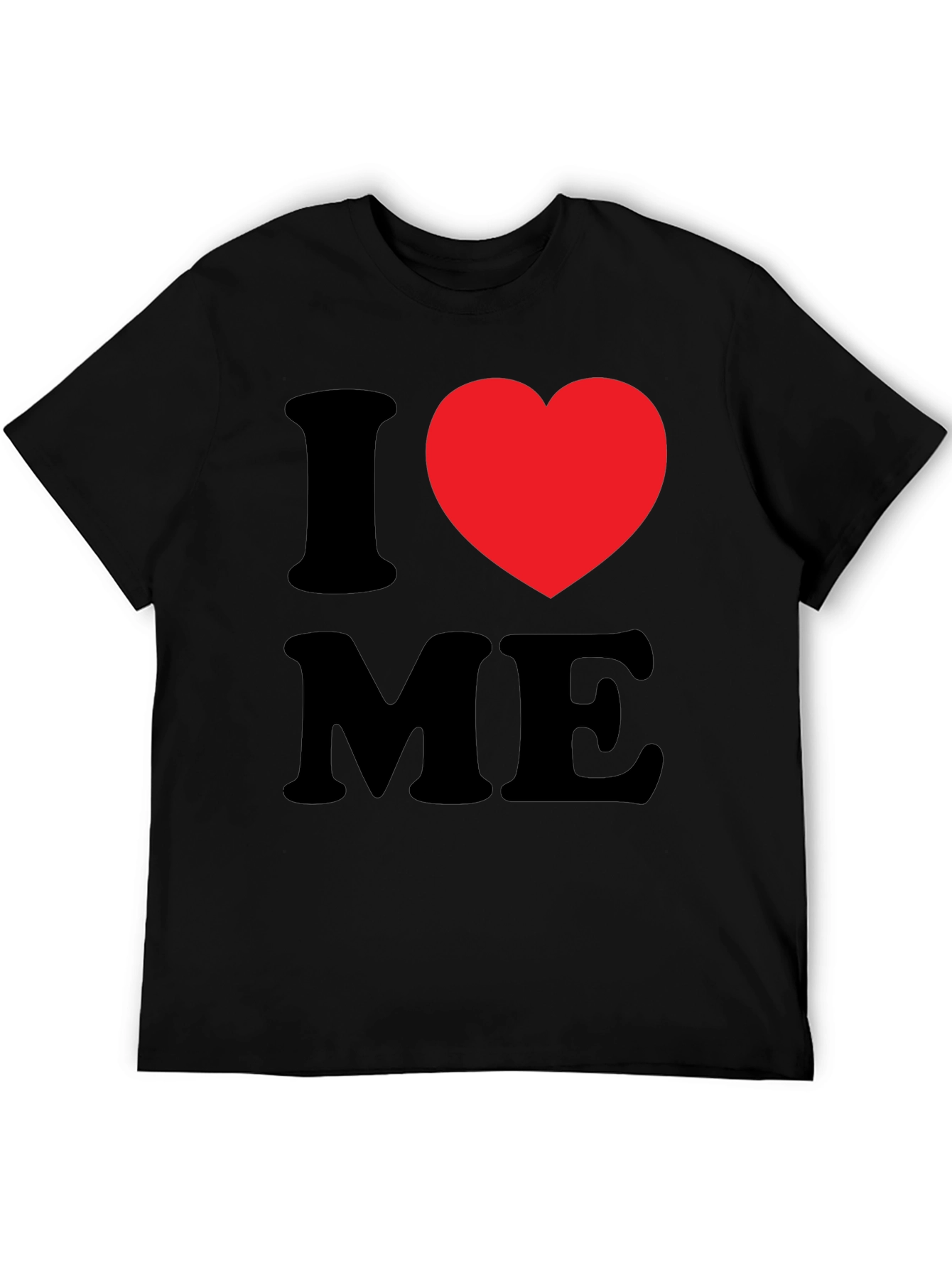 I Heart Me T-Shirt - Black Graphic Tee