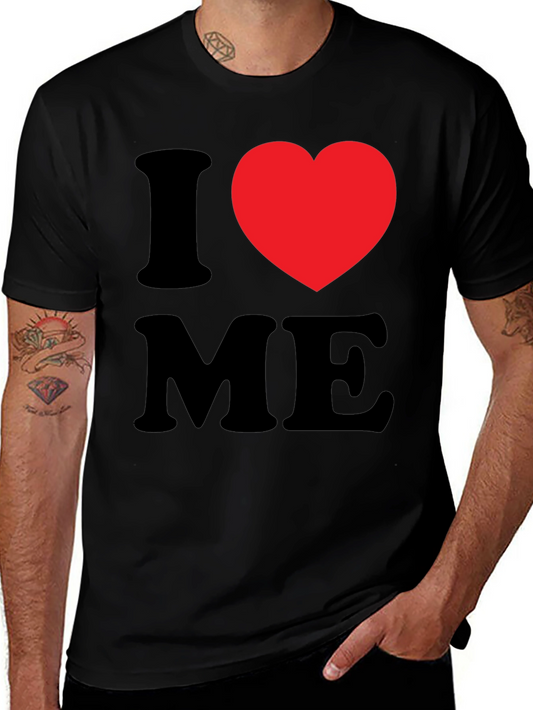 I Heart Me T-Shirt - Black Graphic Tee