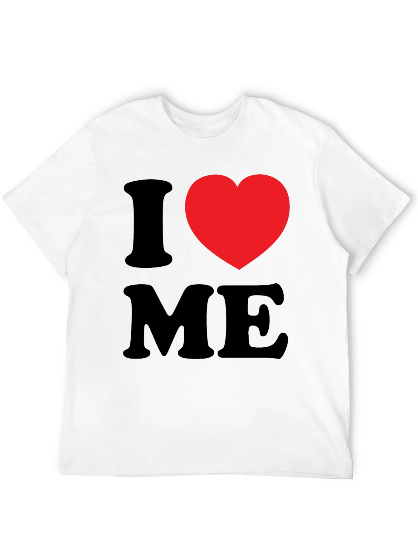 I Heart Me T-Shirt - Black Graphic Tee