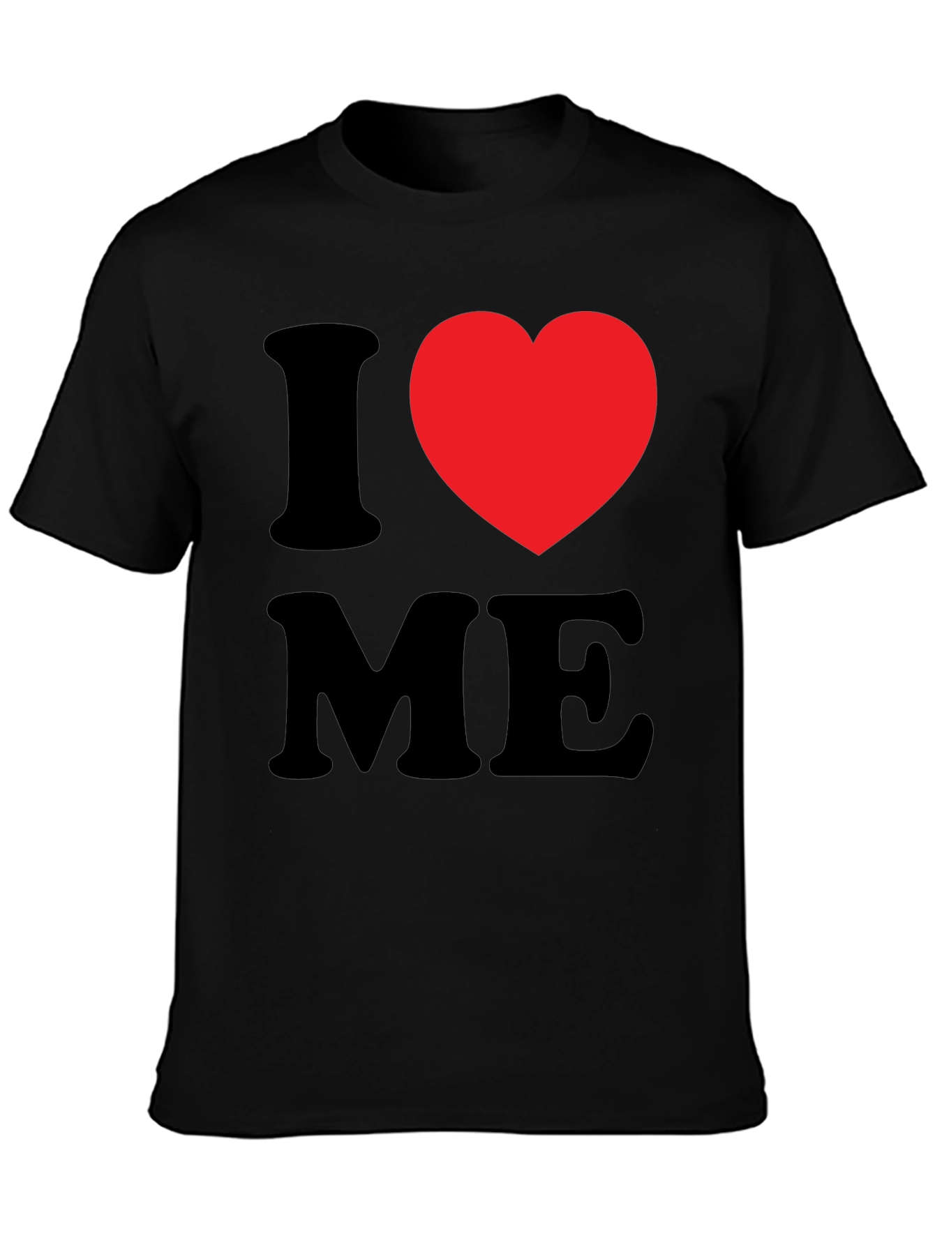 I Heart Me T-Shirt - Black Graphic Tee