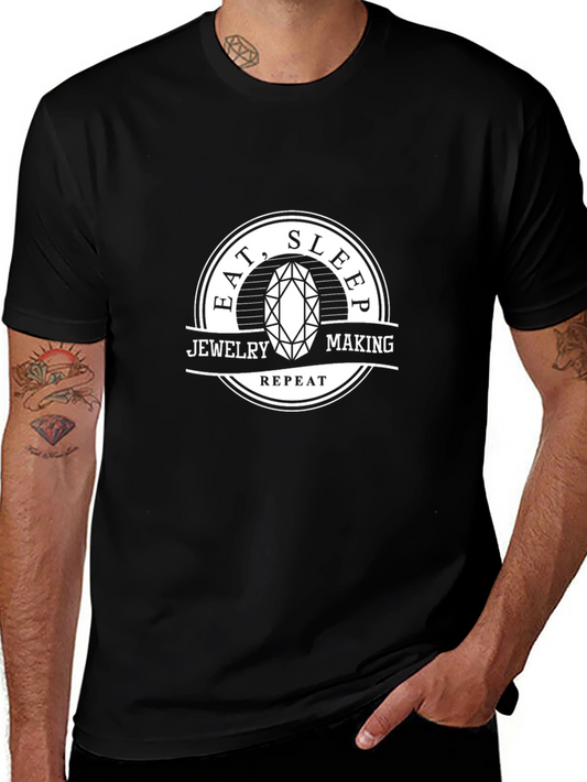 Eat Sleep Jewelry Making Repeat T-Shirt