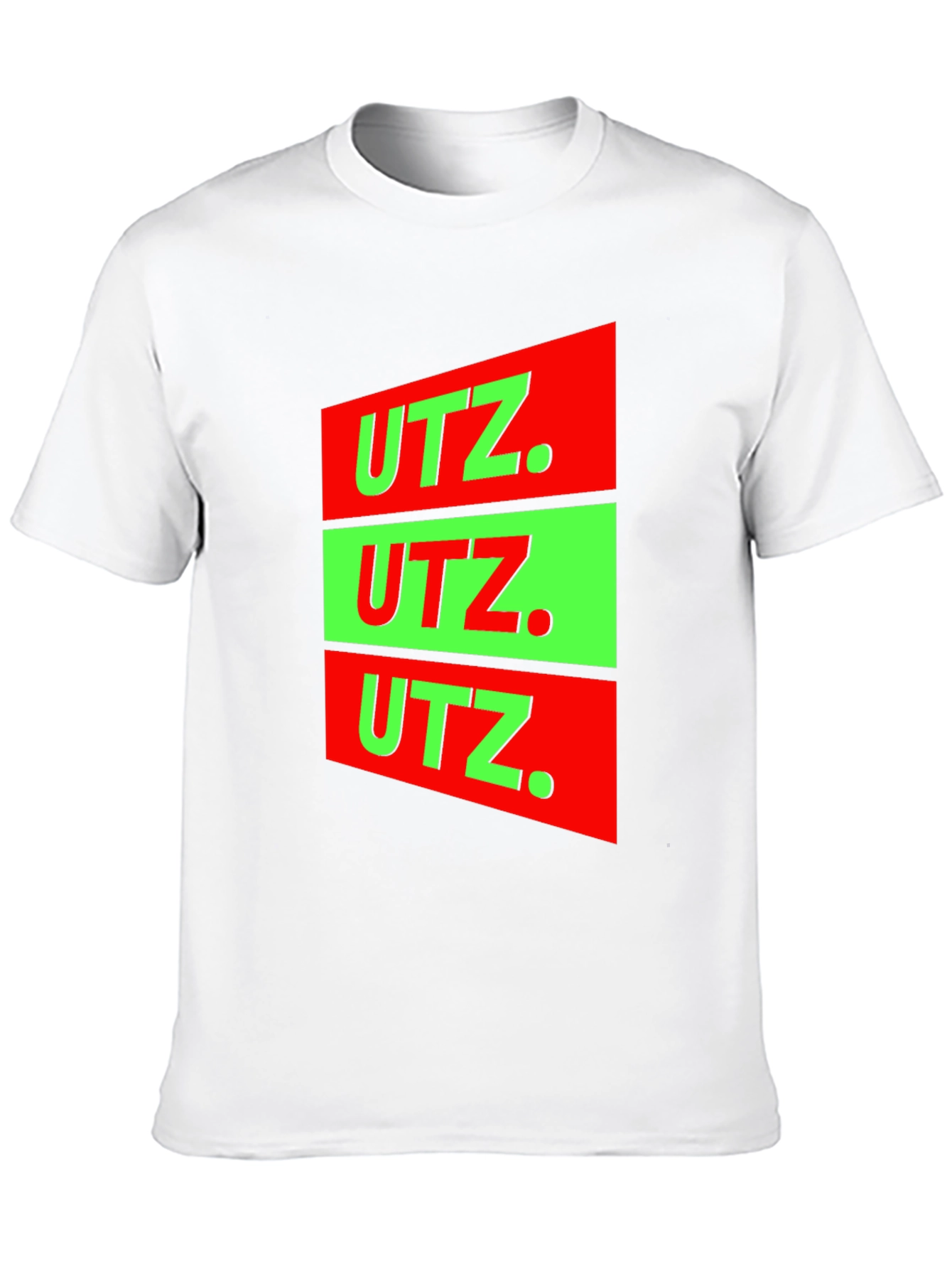 UTZ Graphic Tee - Bold Red & Green Design