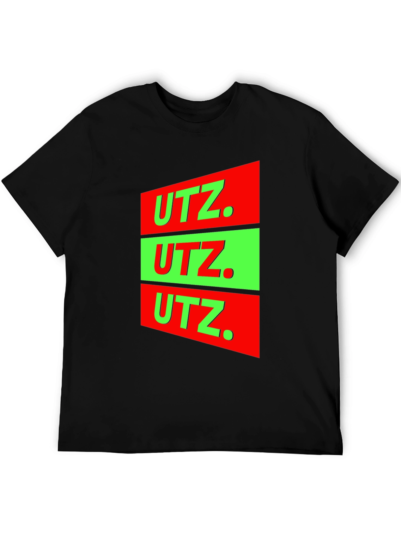 UTZ Graphic Tee - Bold Red & Green Design