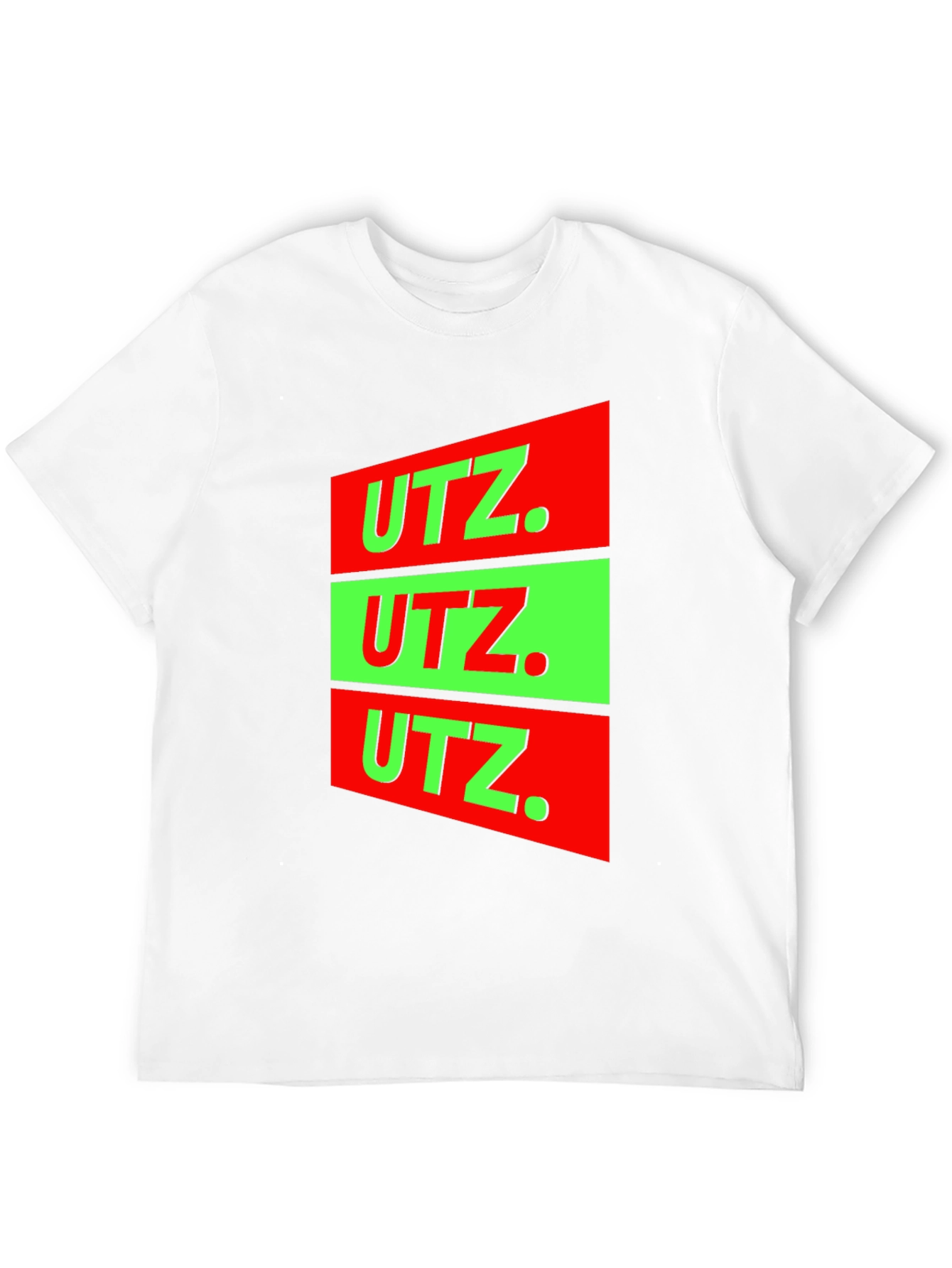 UTZ Graphic Tee - Bold Red & Green Design