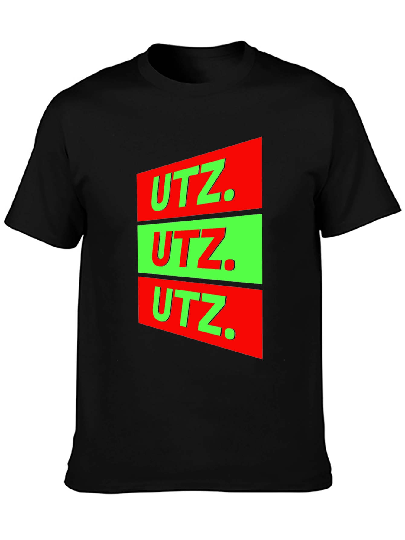 UTZ Graphic Tee - Bold Red & Green Design