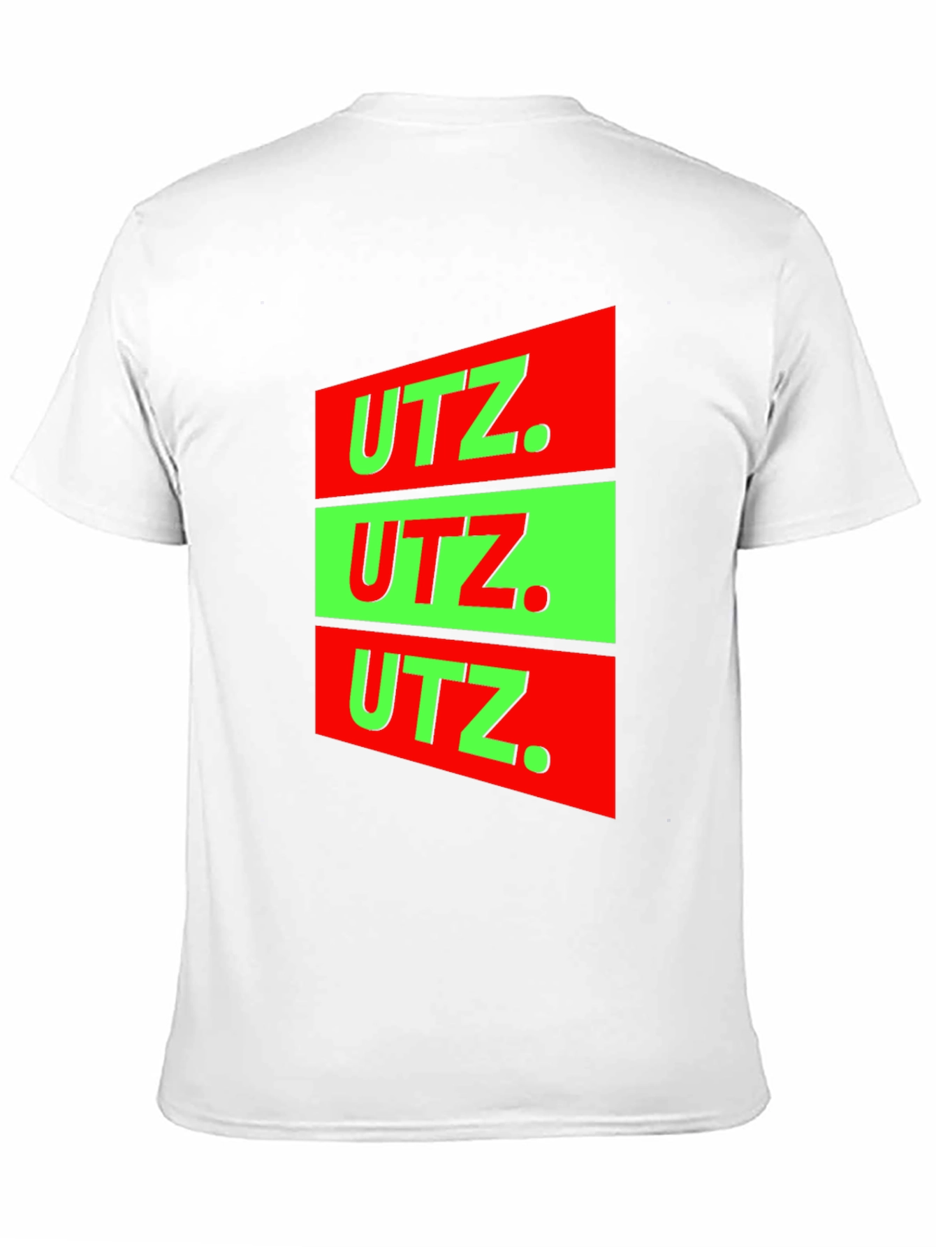 UTZ Graphic Tee - Bold Red & Green Design