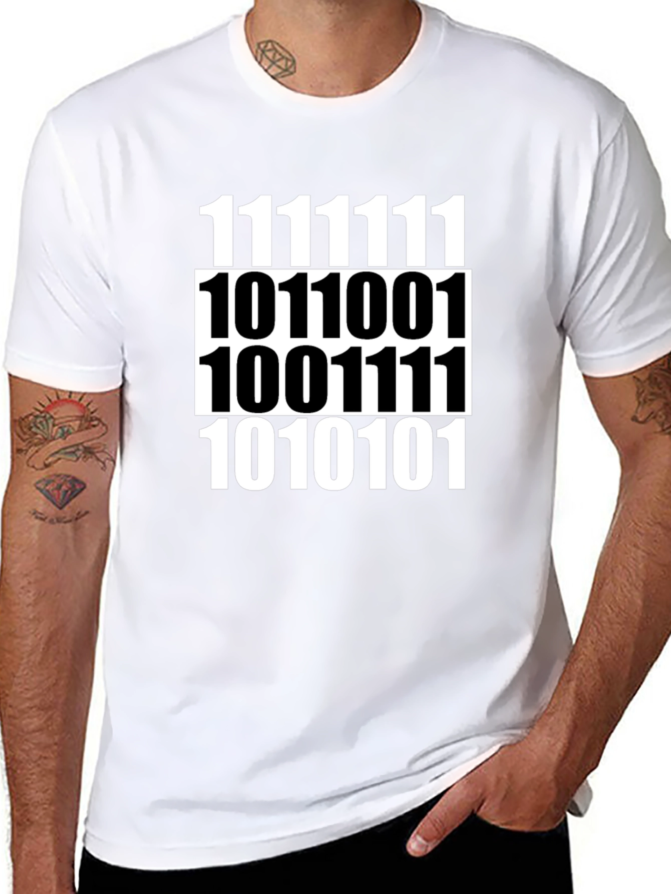 Binary Code T-Shirt - Programmer Tee