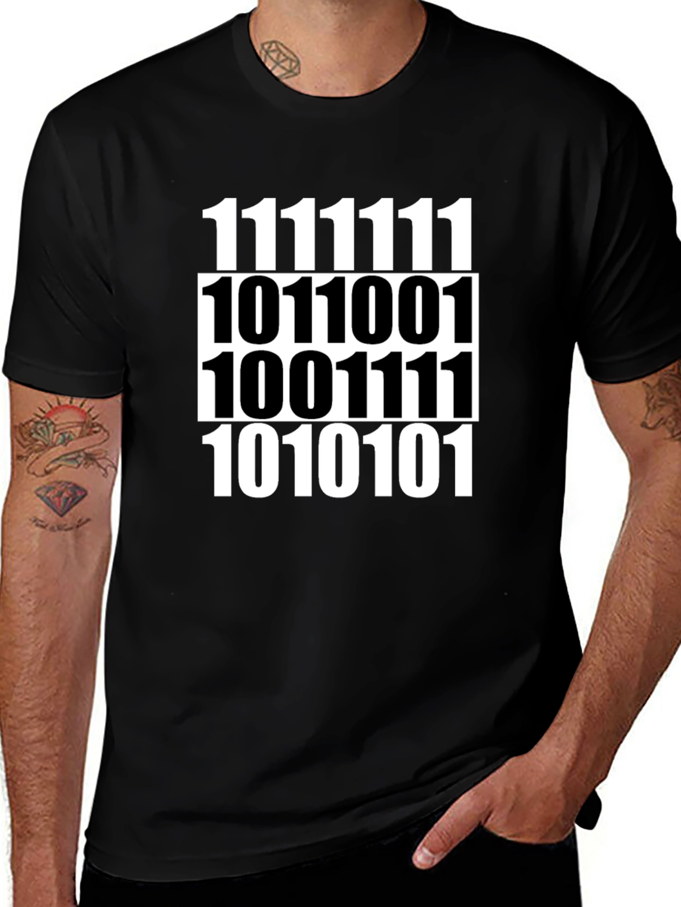 Binary Code T-Shirt - Programmer Tee