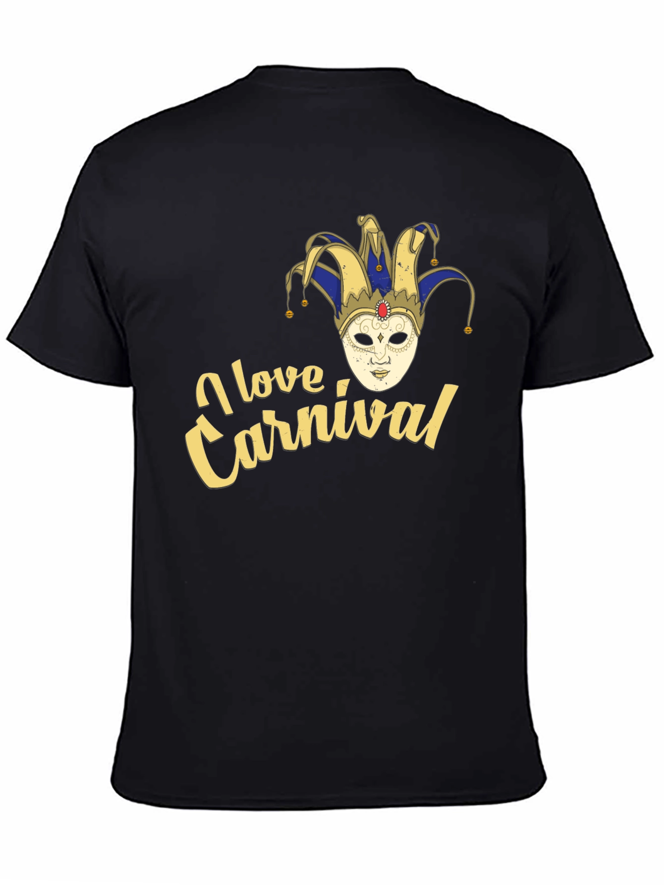 I Love Carnival Jester Mask T-Shirt