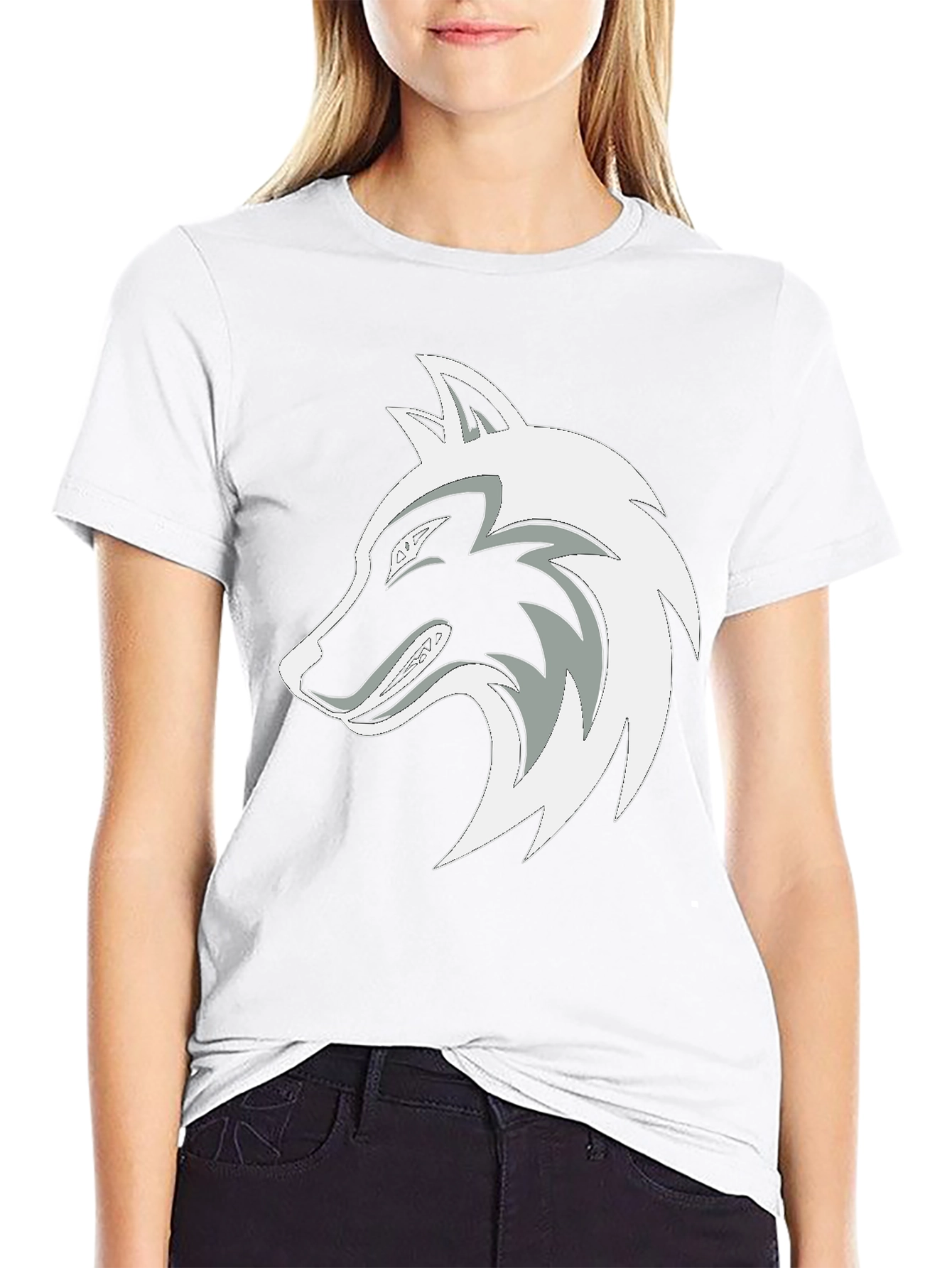 Wolf Graphic Black T-Shirt - Stylish Mens Tee
