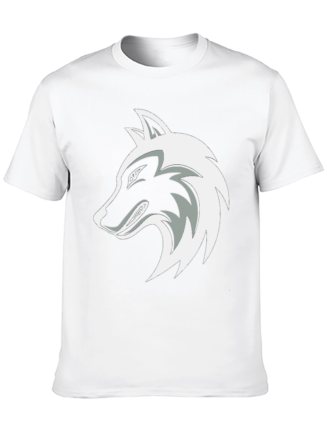 Wolf Graphic Black T-Shirt - Stylish Mens Tee
