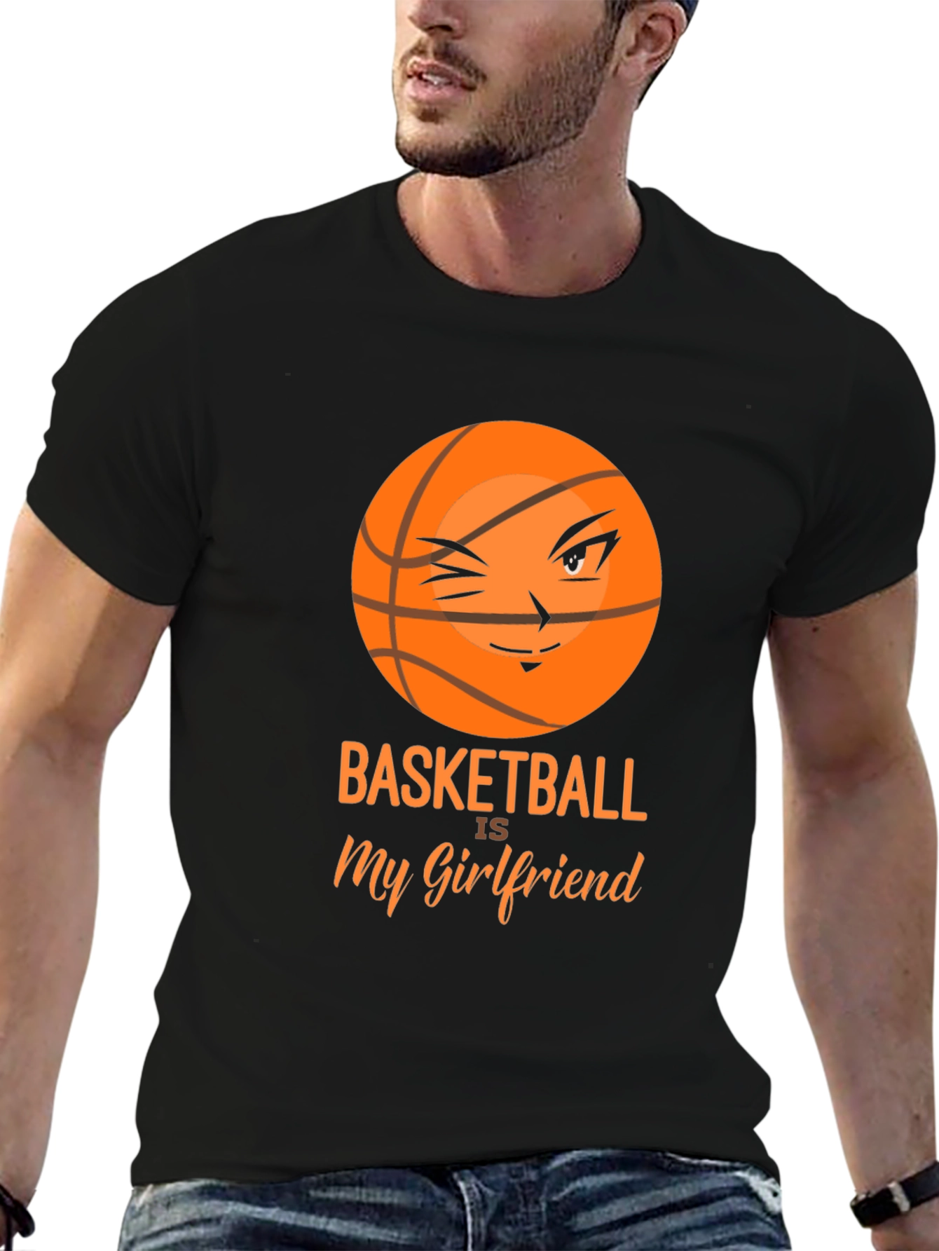 Basketball is My Girlfriend Graphic T-Shirt