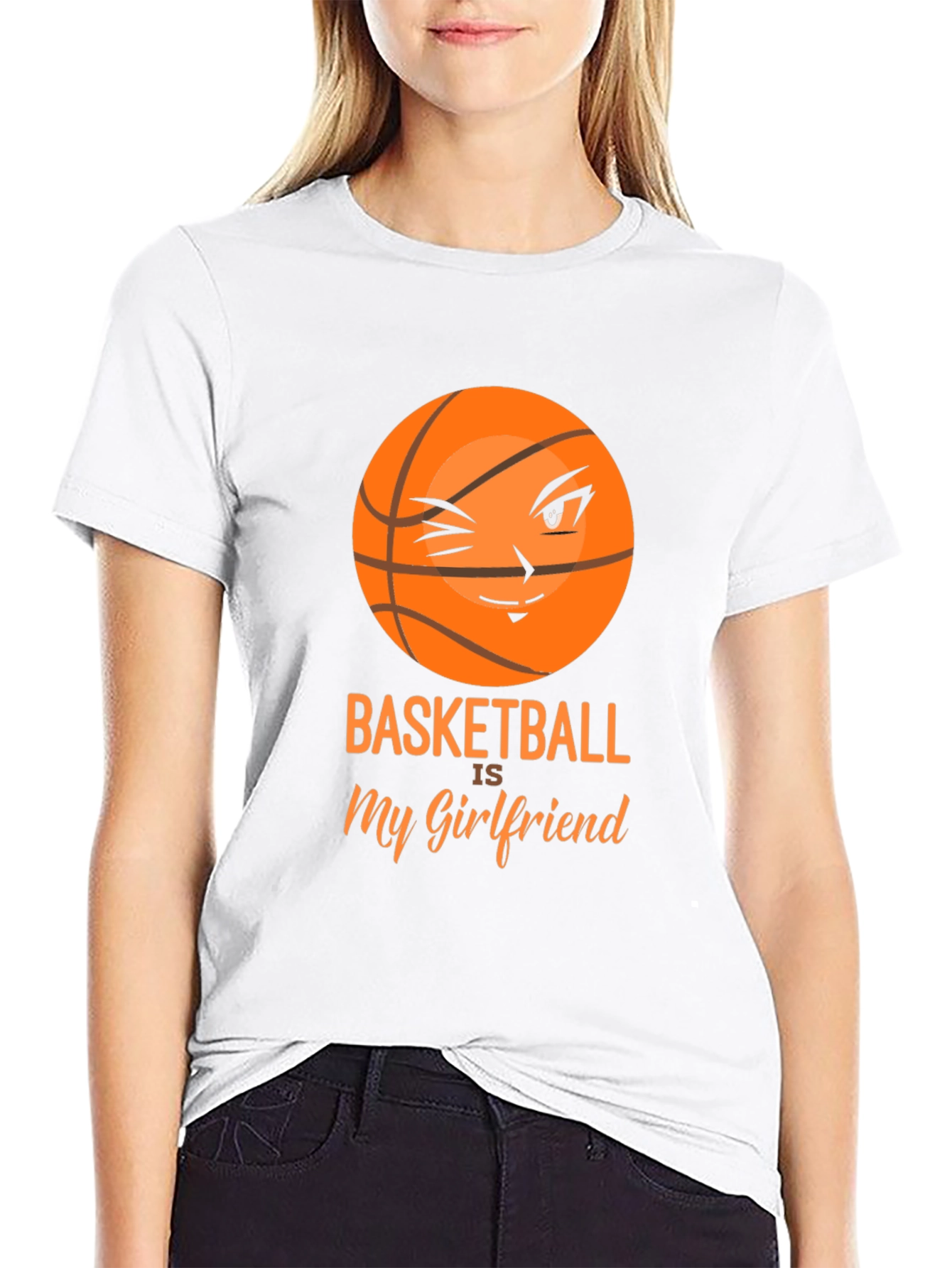 Basketball is My Girlfriend Graphic T-Shirt
