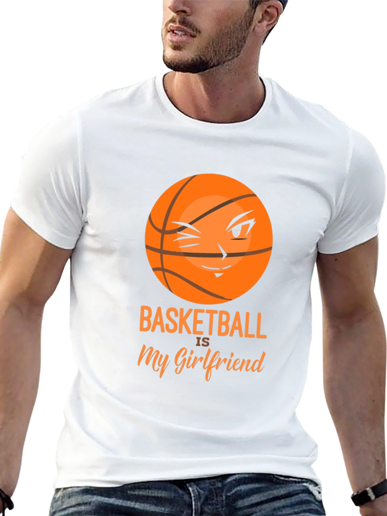 Basketball is My Girlfriend Graphic T-Shirt
