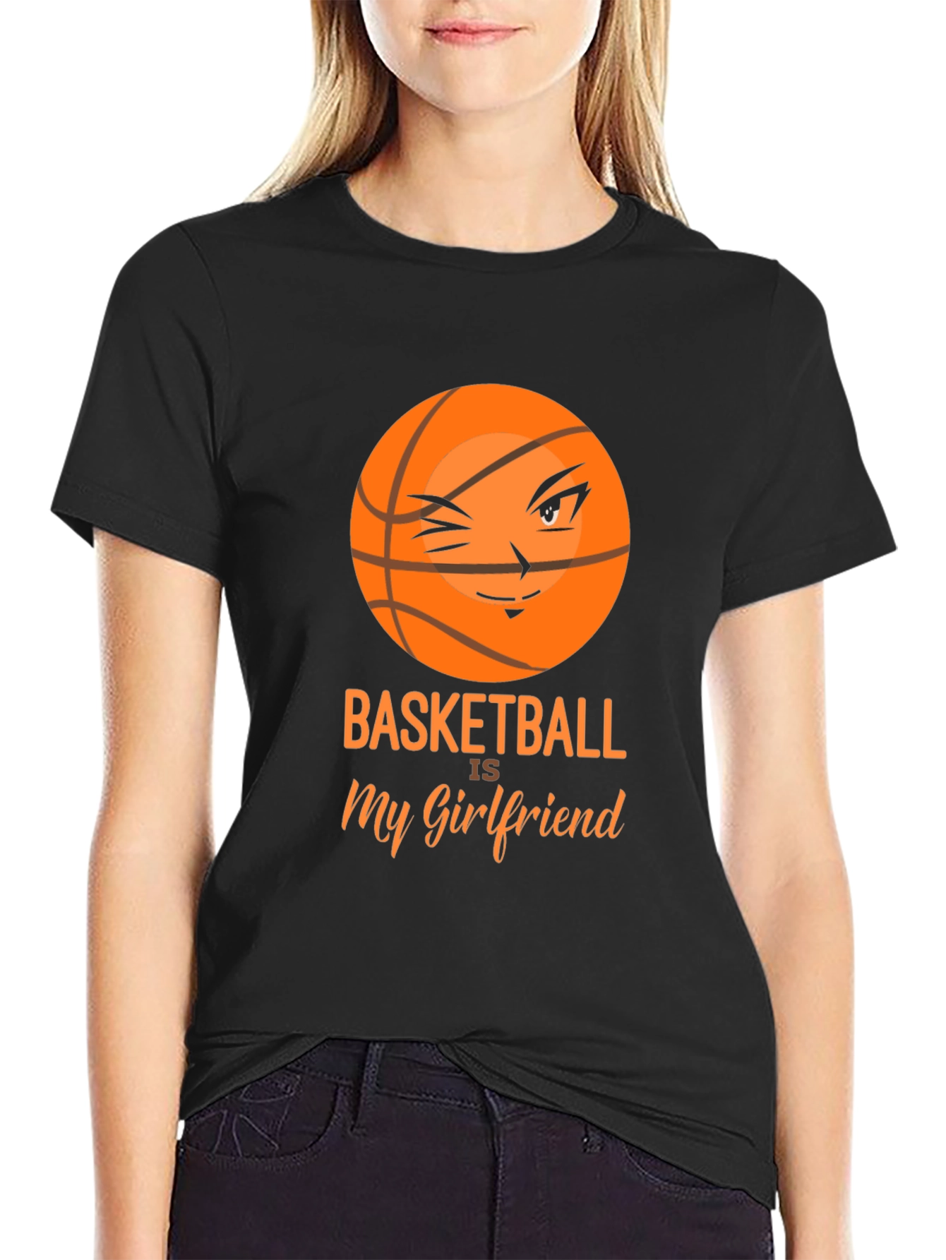 Basketball is My Girlfriend Graphic T-Shirt