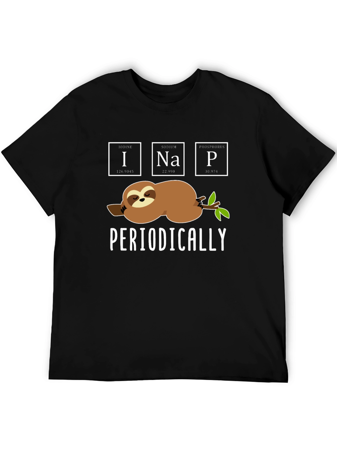 Periodically Sloth T-Shirt Funny Science Tee