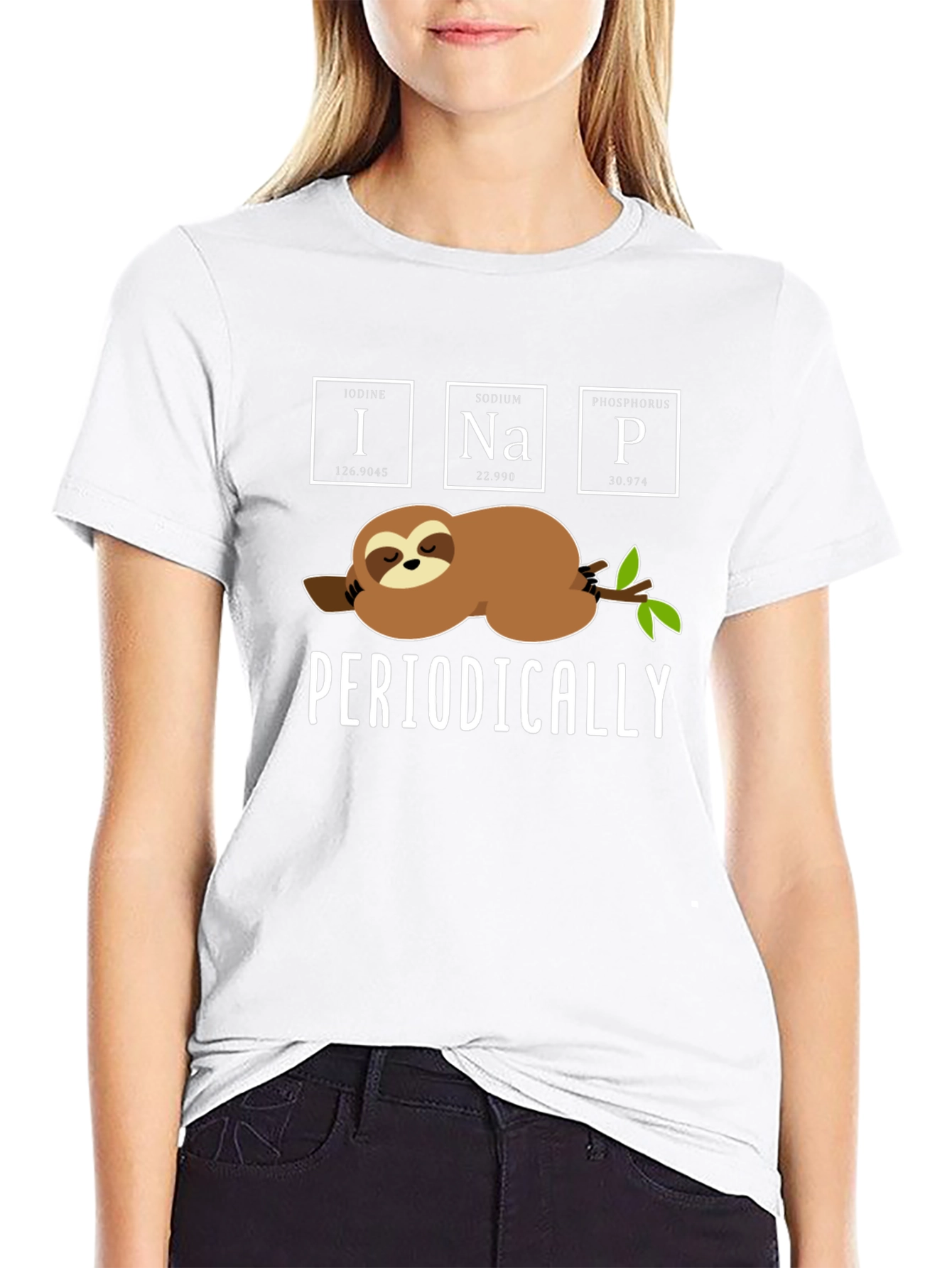 Periodically Sloth T-Shirt Funny Science Tee