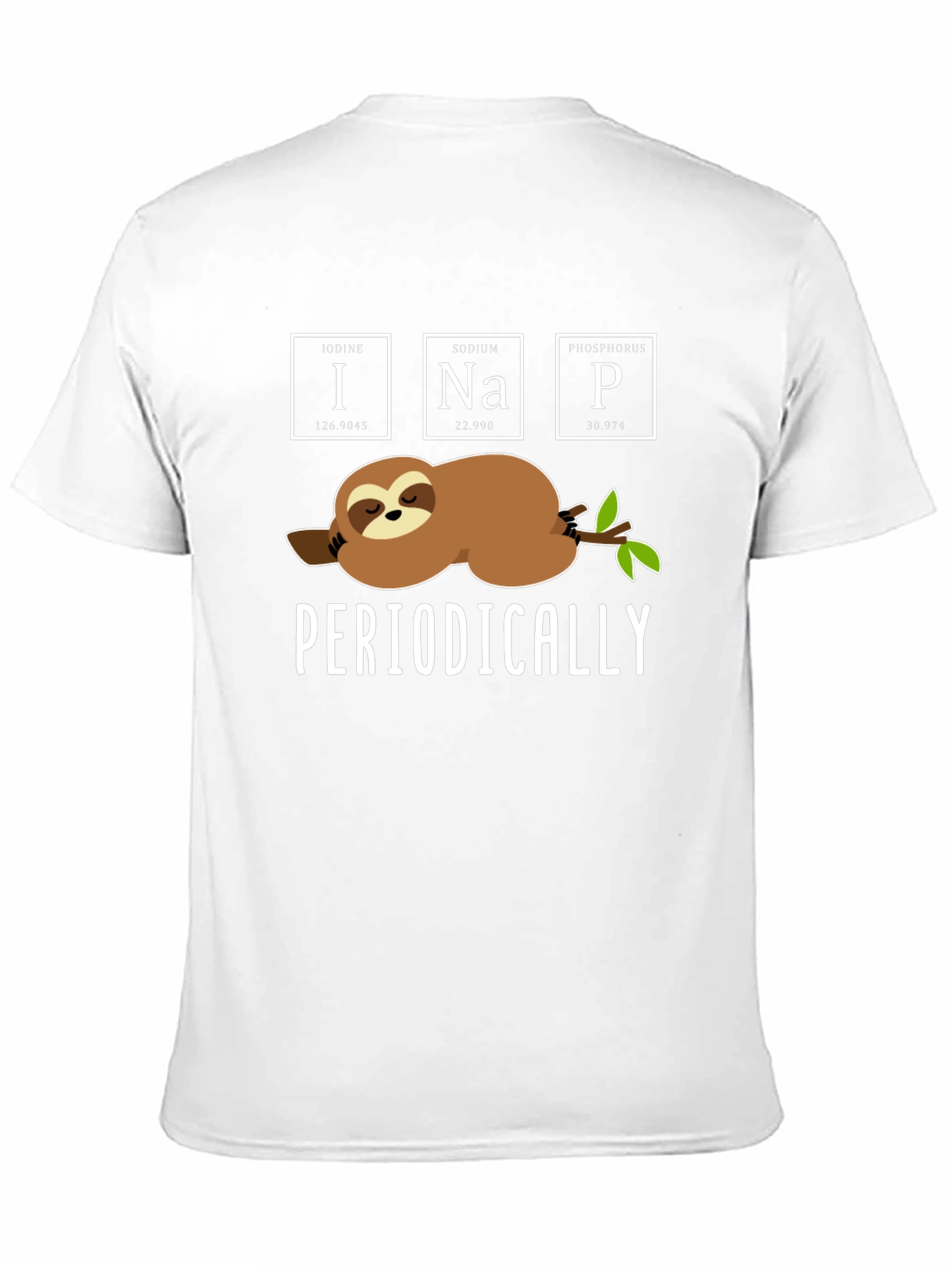 Periodically Sloth T-Shirt Funny Science Tee