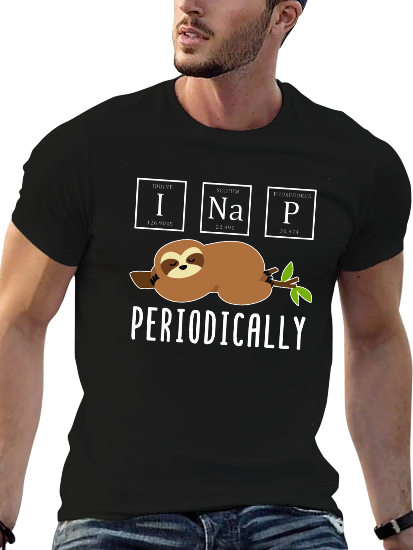 Periodically Sloth T-Shirt Funny Science Tee
