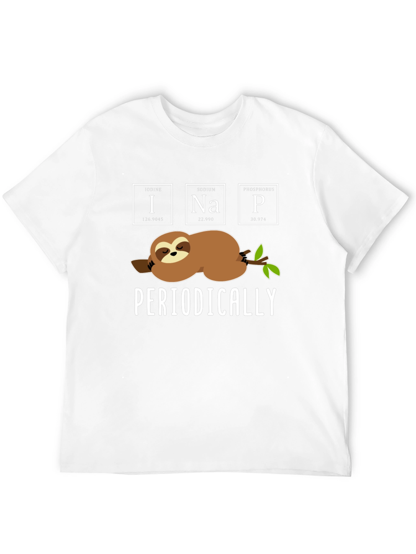 Periodically Sloth T-Shirt Funny Science Tee