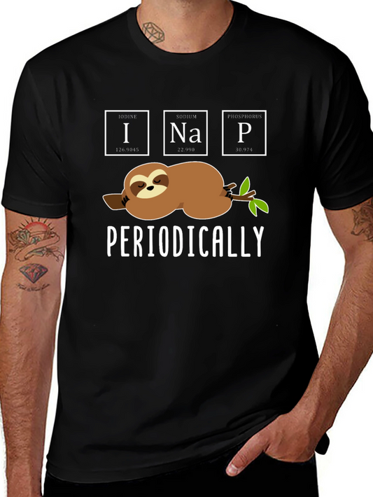 Periodically Sloth T-Shirt Funny Science Tee