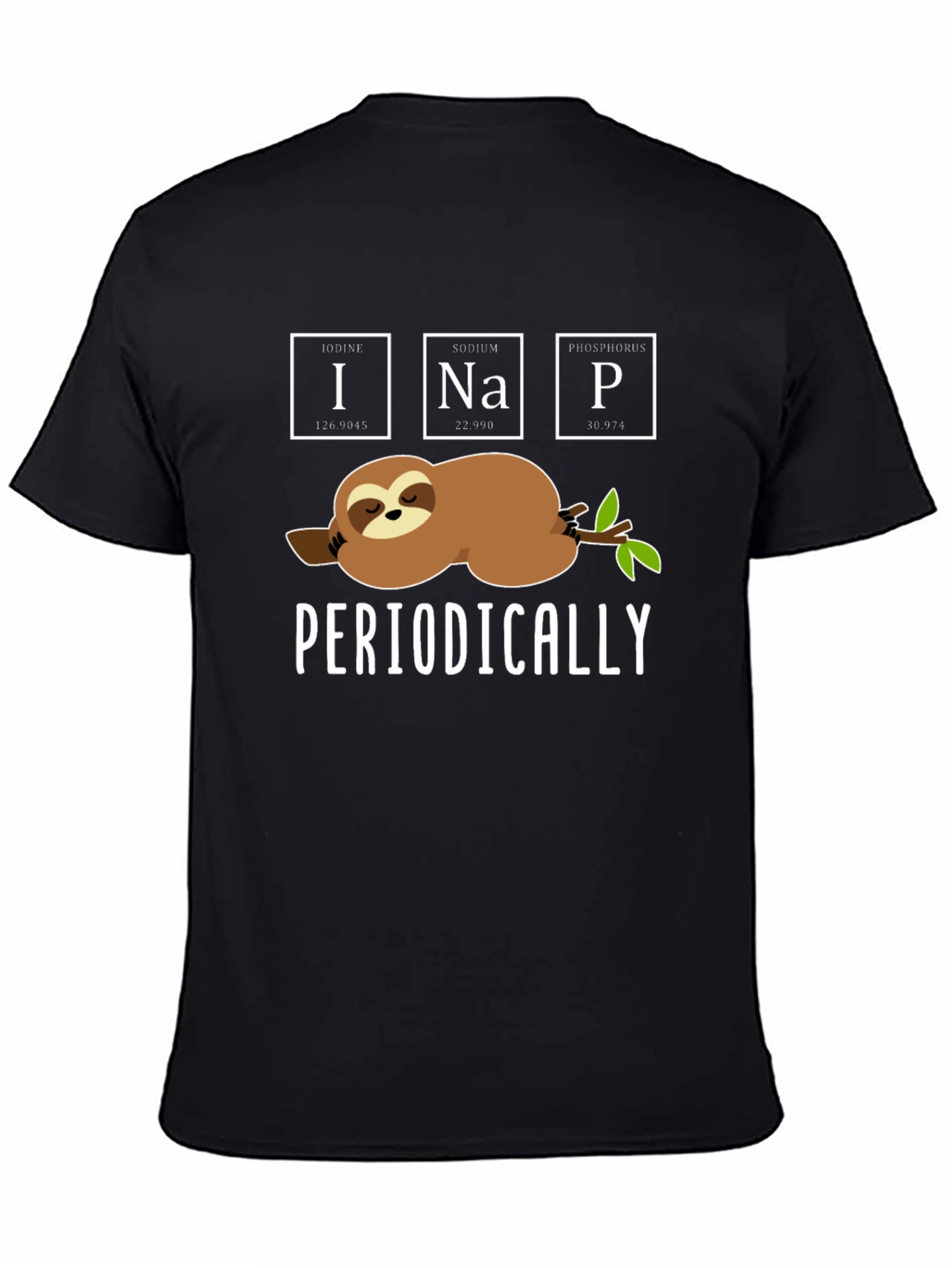 Periodically Sloth T-Shirt Funny Science Tee