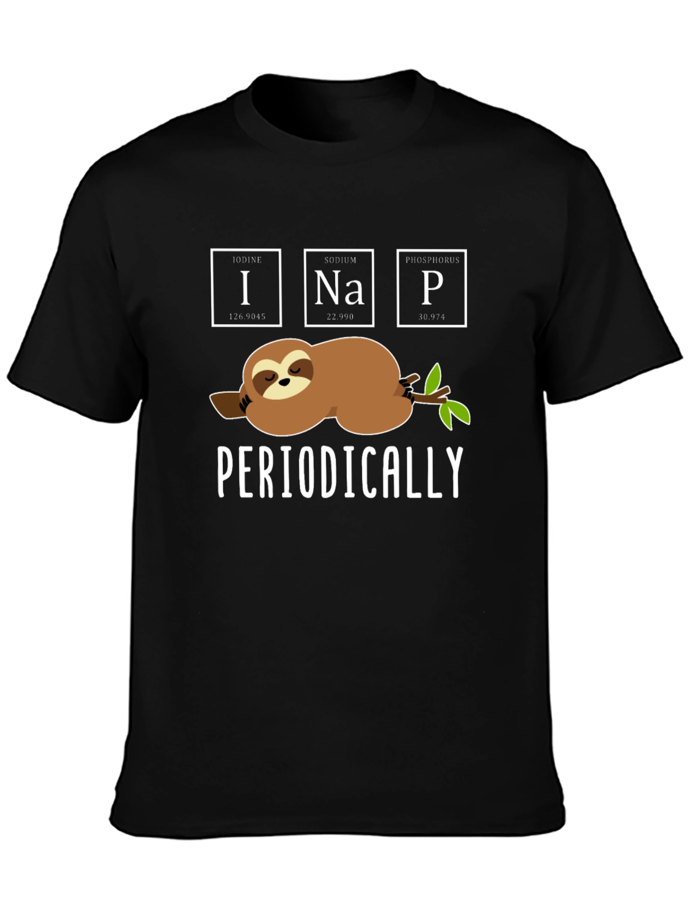 Periodically Sloth T-Shirt Funny Science Tee