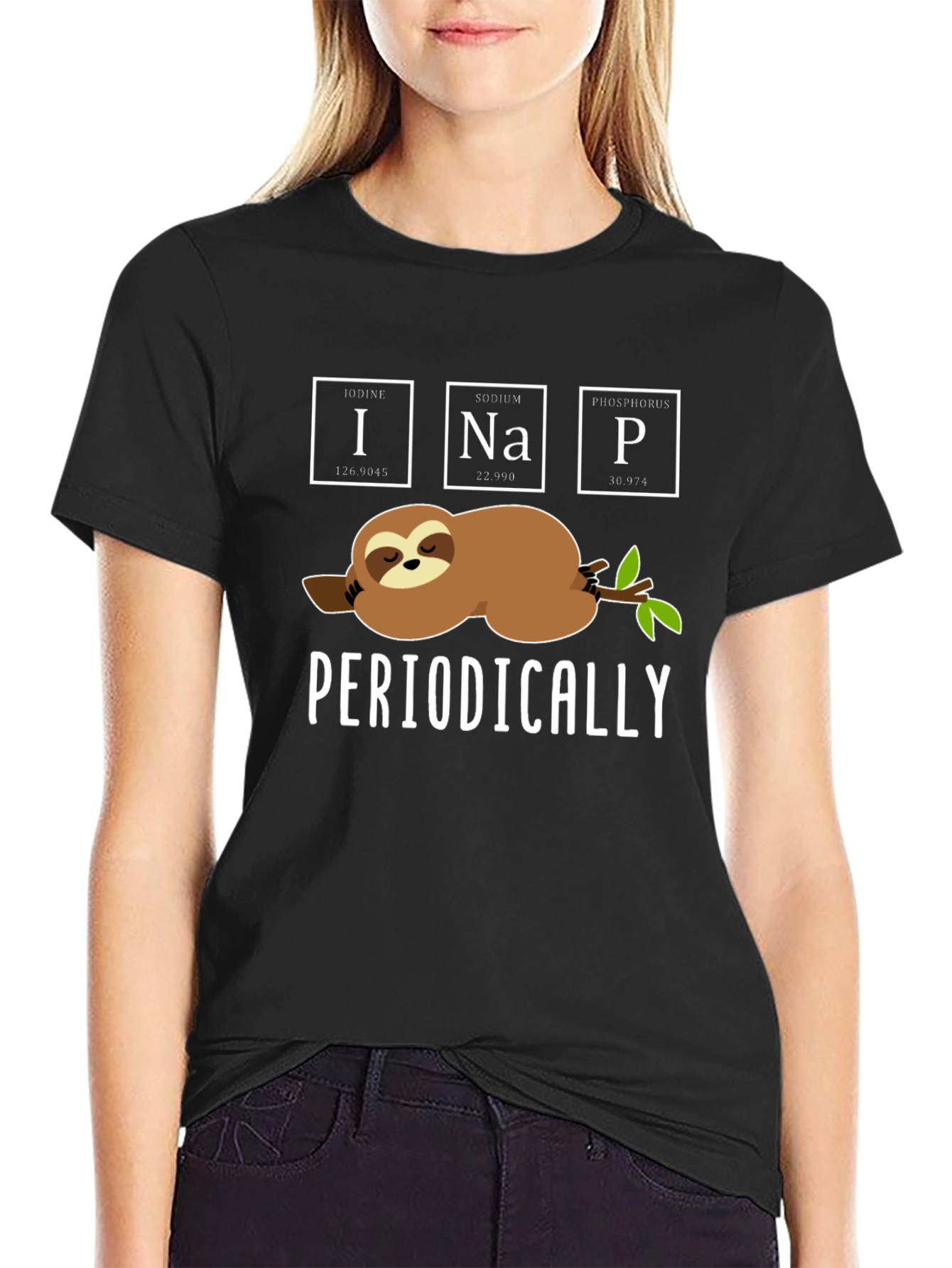 Periodically Sloth T-Shirt Funny Science Tee