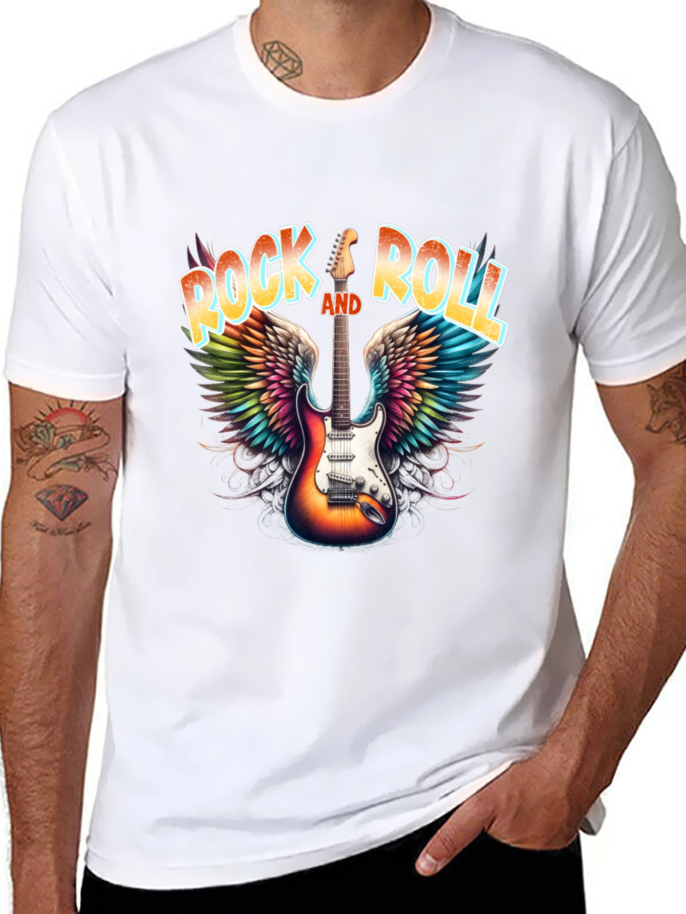 Rock and Roll Graphic T-Shirt