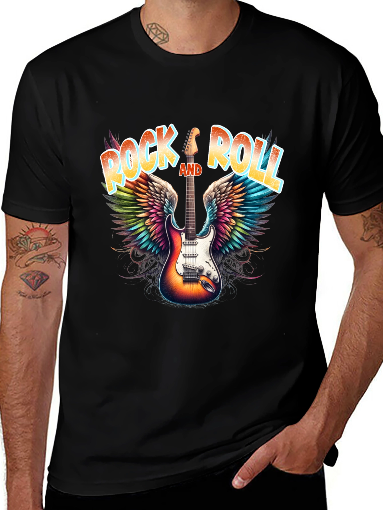 Rock and Roll Graphic T-Shirt
