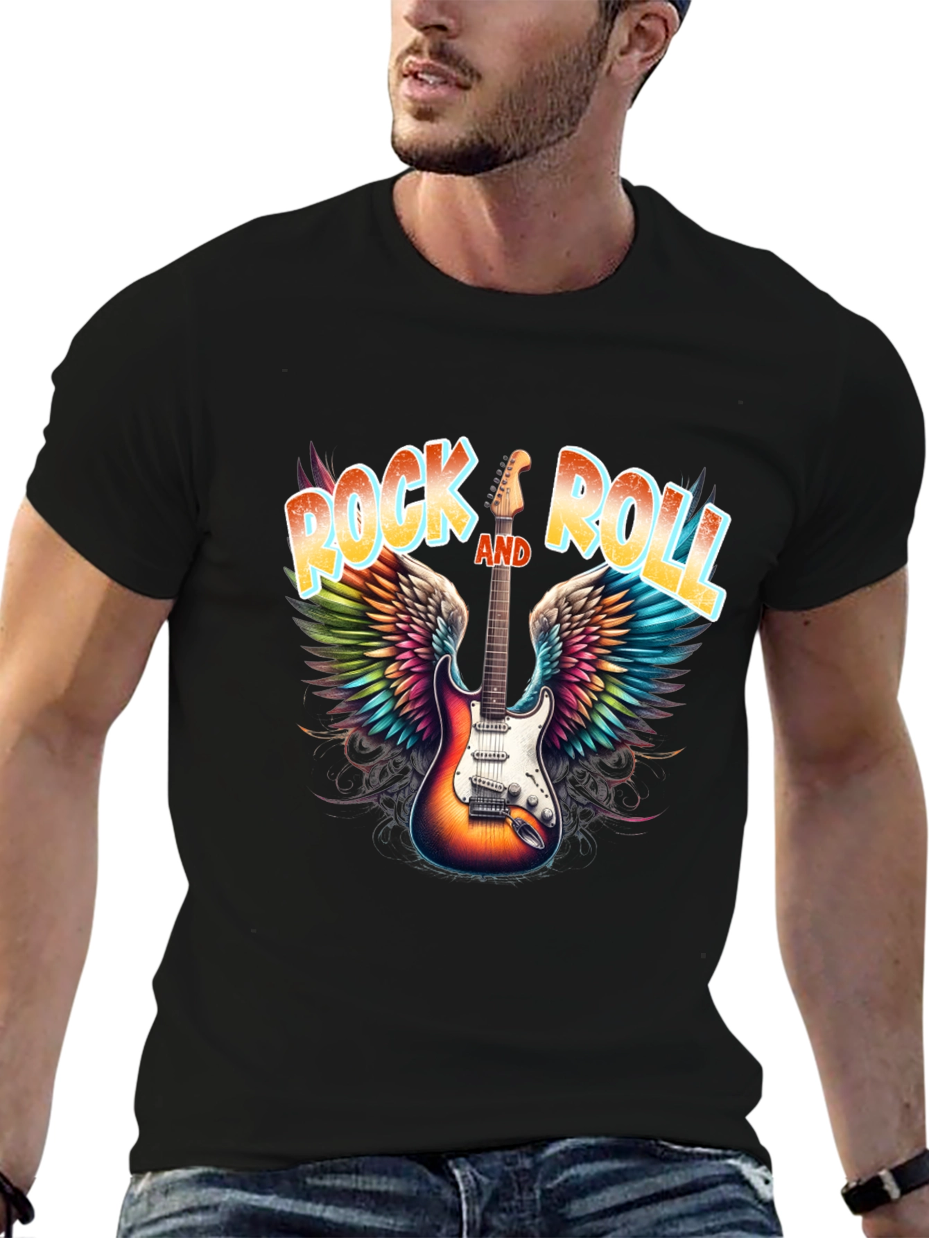 Rock and Roll Graphic T-Shirt