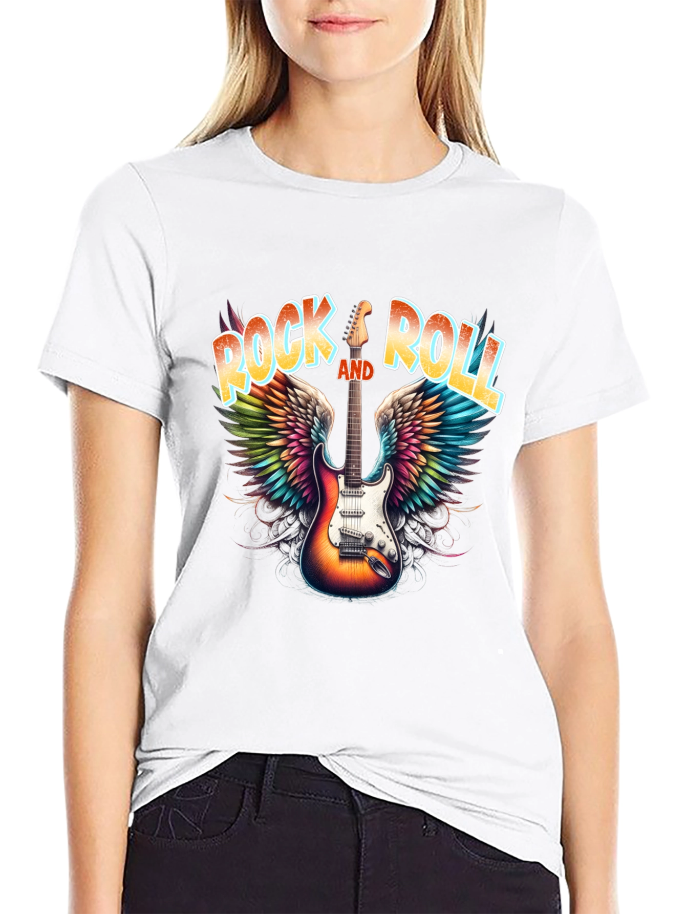 Rock and Roll Graphic T-Shirt