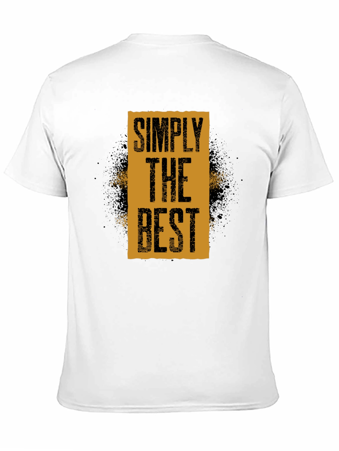 Simply The Best Graphic Tee - Black Cotton T-Shirt