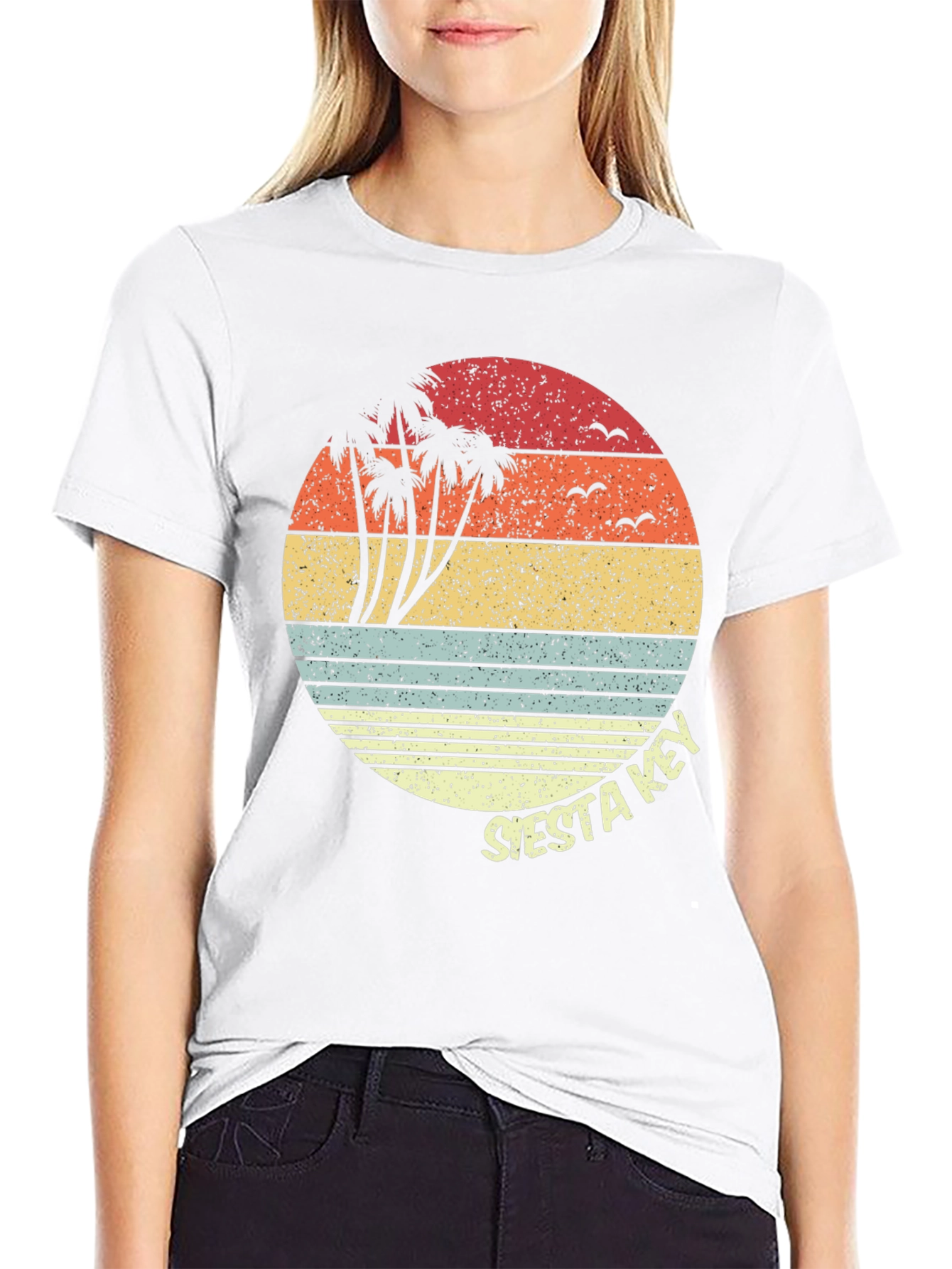 Siesta Key Retro Graphic Tee