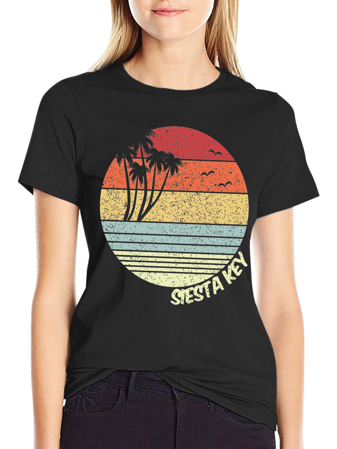 Siesta Key Retro Graphic Tee