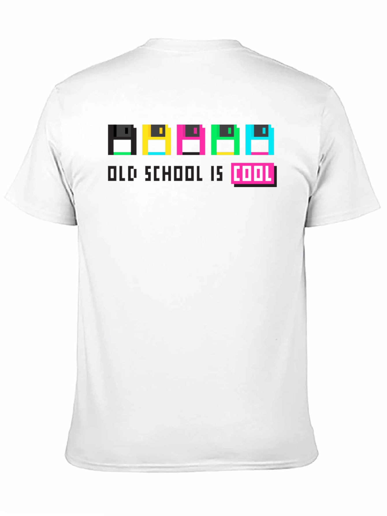 Old School Is Cool Retro Floppy Disk T-Shirt