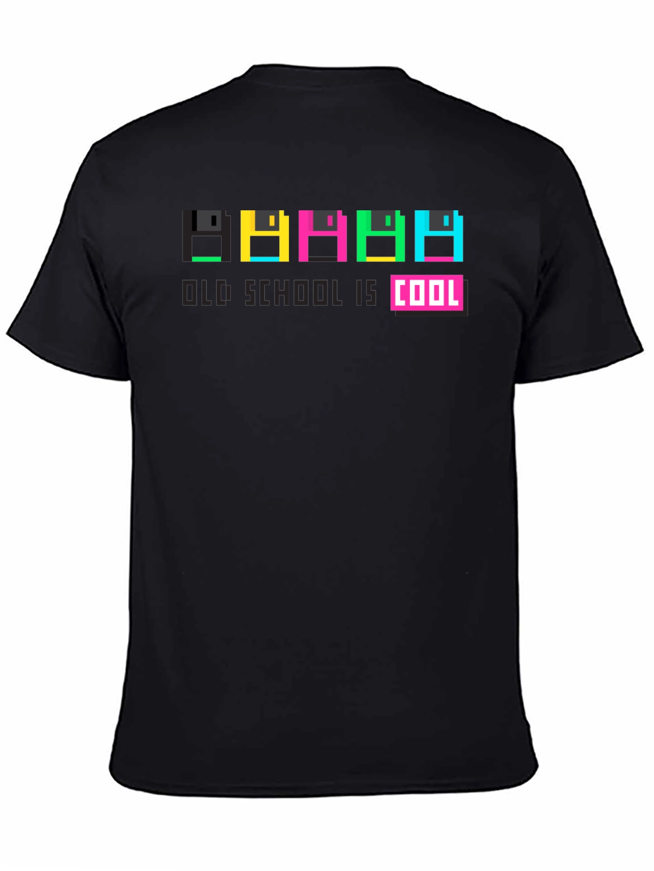 Old School Is Cool Retro Floppy Disk T-Shirt
