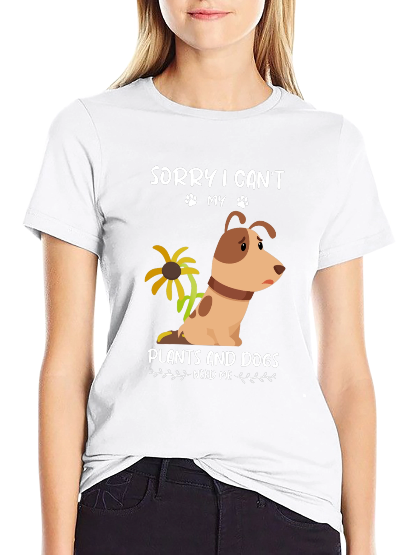 Dog and Plant Lover T-Shirt