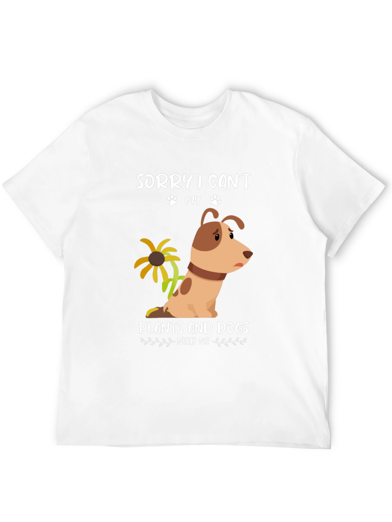 Dog and Plant Lover T-Shirt